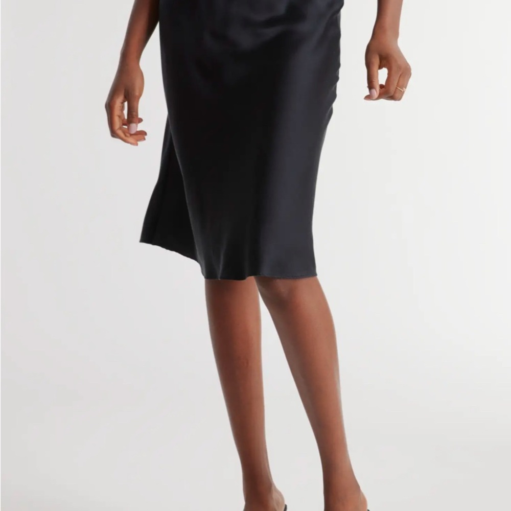 Elegant washable silk skirt